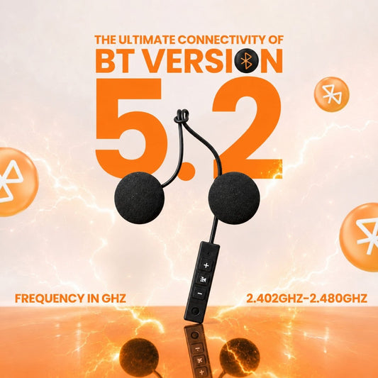 LGP BLUETOOTH BT-8 WIRELESS HELMET HEADSET FOR CALLING AND MUSIC WITH MIC