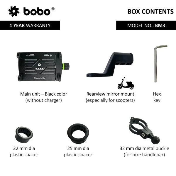 BOBO BM3 Aluminum Bike Phone Holder