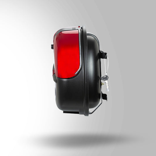 CRUISER BOX WITH MAIN FRAME CHERRY RED