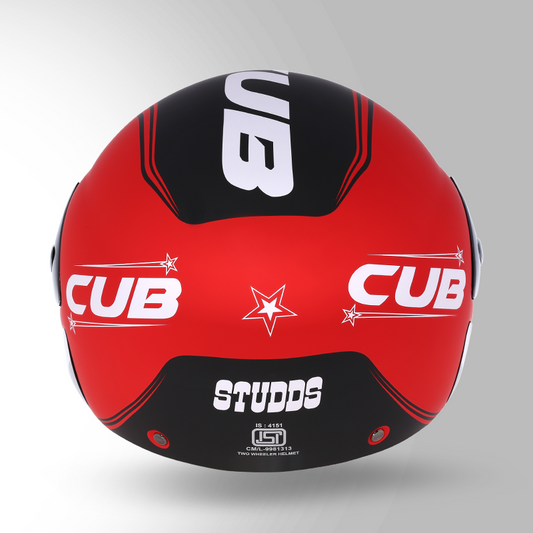 CUB D4 DECOR MATT RED & BLACK
