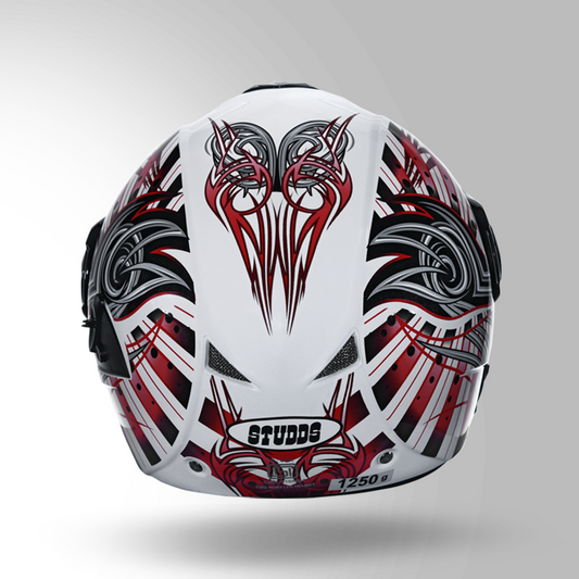 DOWNTOWN D1 DECOR WHITE & RED