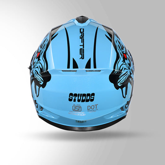 DRIFTER D2 LEOPARD DECOR BLUE & BLACK