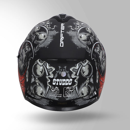 DRIFTER D3 RAMPAGE DECOR MATT BLACK / GREY AND RED