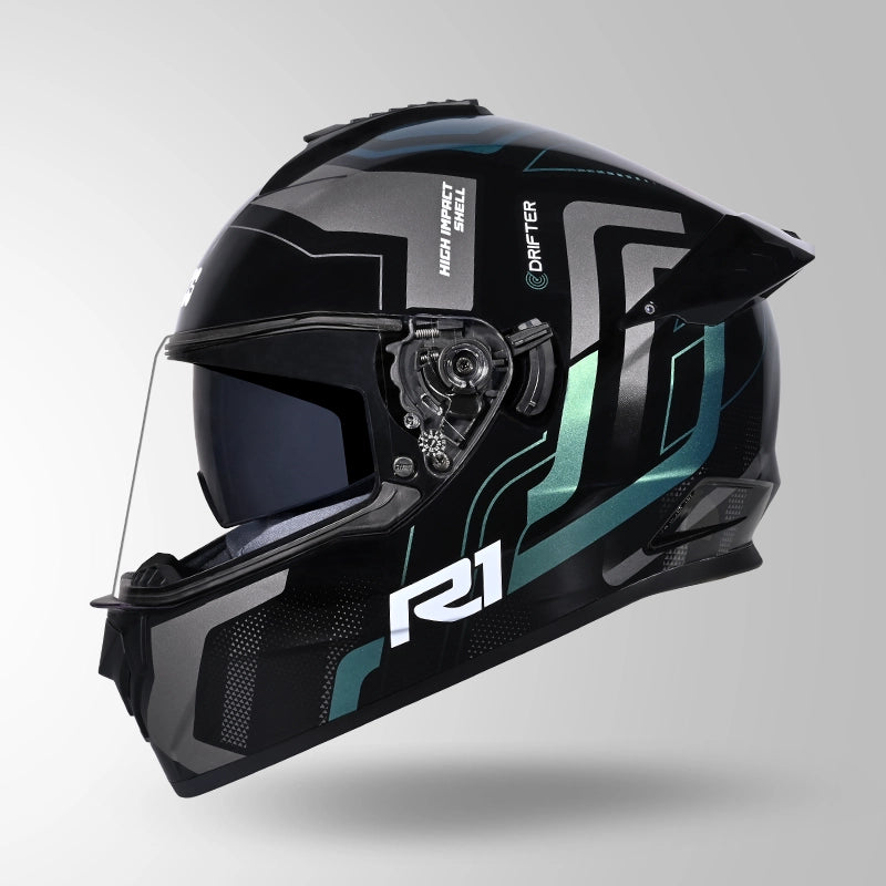 DRIFTER D4 R1 CHAMELEON DECOR BLACK & BLUE