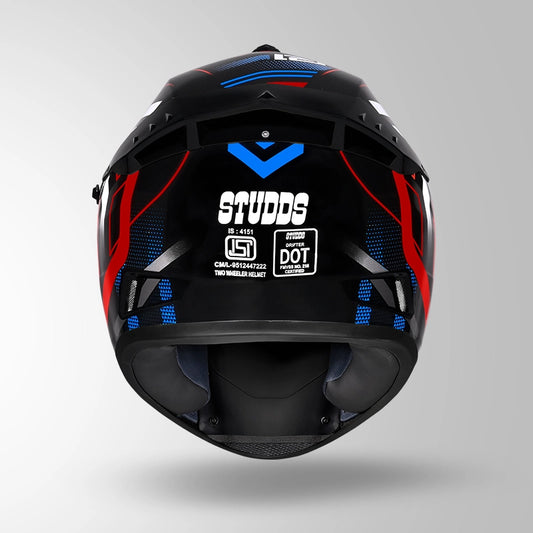 DRIFTER D4 R1 DECOR BLACK / RED & BLUE