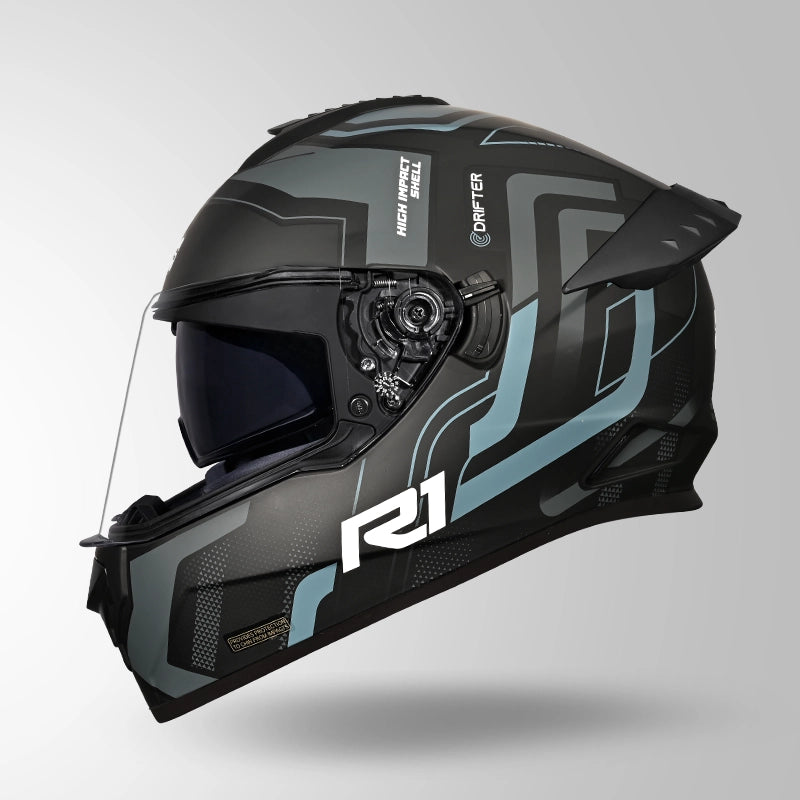 DRIFTER D4 R1 DECOR MATT BLACK & GREY