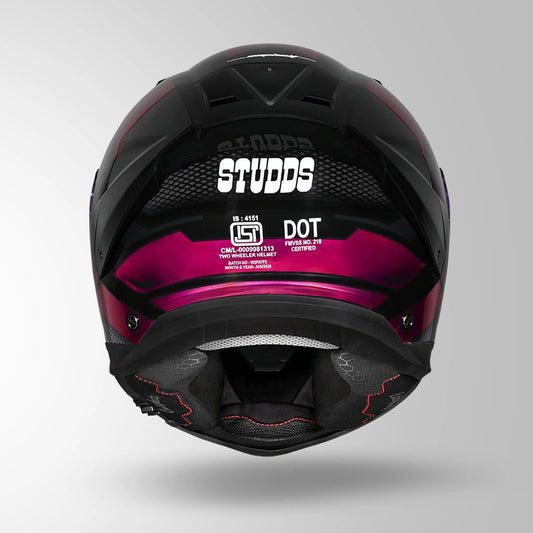 HELIOS ASPHALT CHROME EDITION BLACK & MAGENTA PINK