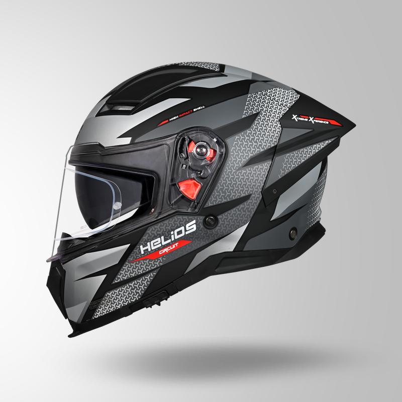 HELIOS D2 CIRCUIT MATT DECOR BLACK & GREY
