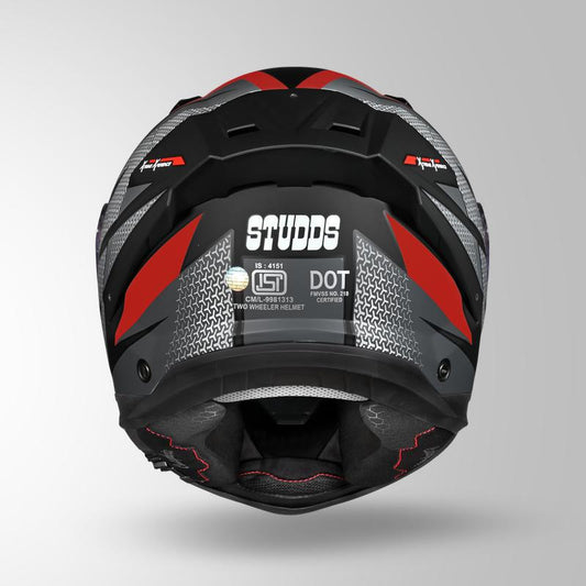 HELIOS D2 CIRCUIT DECOR MATT BLACK & RED