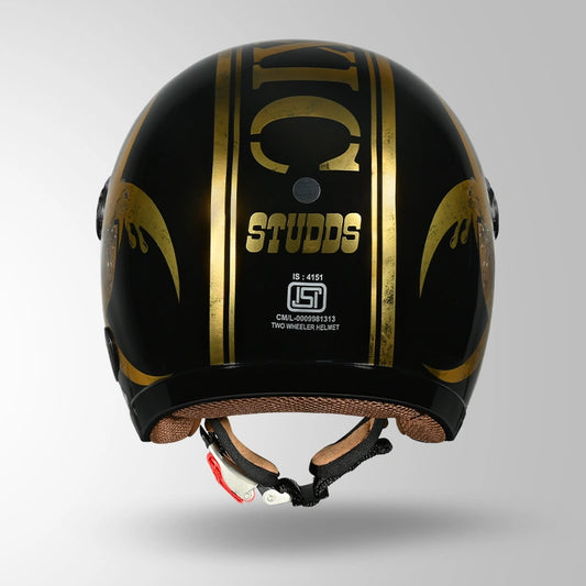 JET TOXIC BLACK & GOLDEN WITH METALLIC FOIL