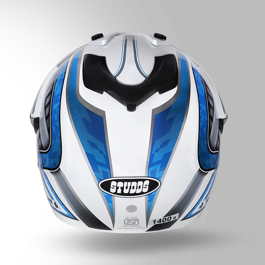 MOTOCROSS D2 DECOR WHITE & BLUE