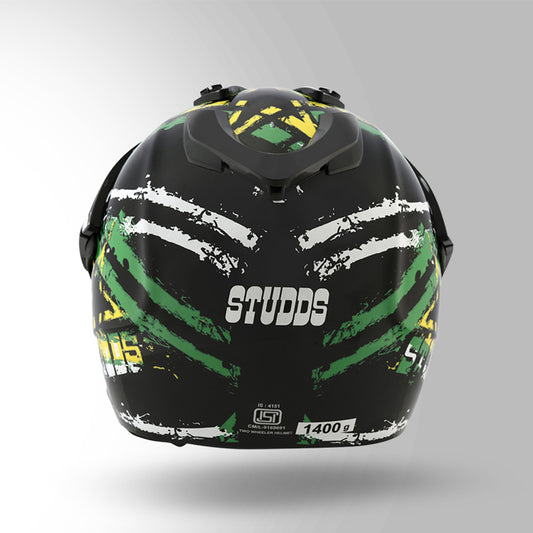 MOTOCROSS D5 DECOR BLACK & GREEN