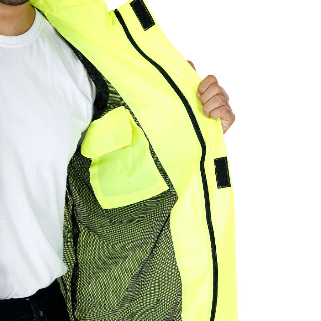 Raida Drymax 15K Rain Jacket | Hiviz-Black