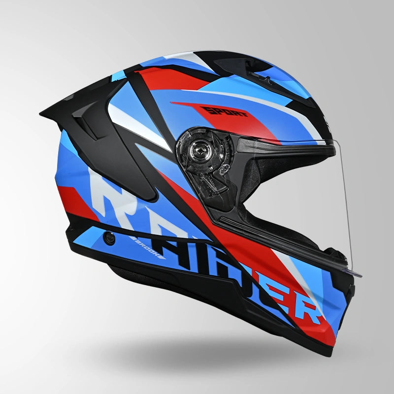 RAIDER D2 BROOK DECOR MATT BLACK & BLUE
