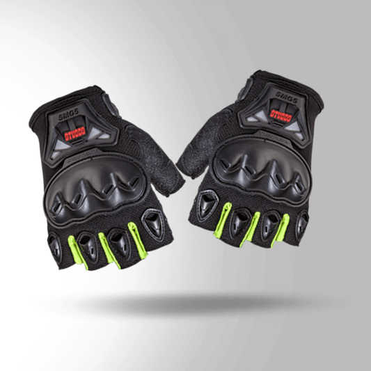 SMG 5 RIDING GLOVES FLUORESCENT GREEN