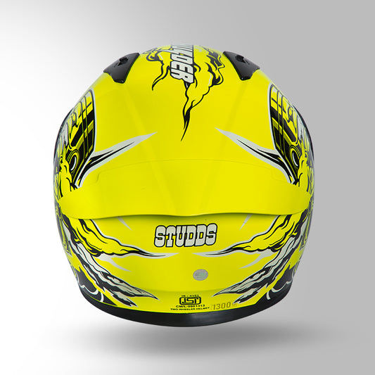THUNDER COMMUNICATION READY D10 DECOR MATT YELLOW & YELLOW WITH BATTERY