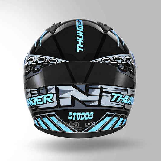 THUNDER COMMUNICATION READY D5 DECOR BLACK & BLUE WITH BATTERY