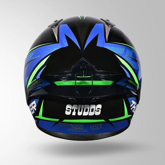 THUNDER D1 LIGHTVOLT DECOR BLACK / GREEN & BLUE