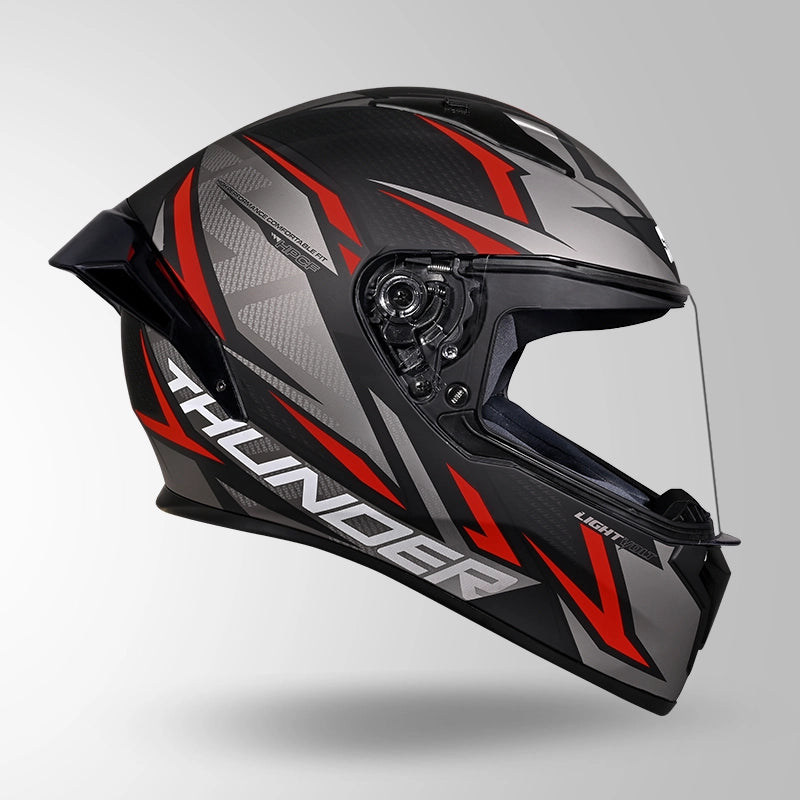 THUNDER D1 LIGHTVOLT DECOR MATT BLACK / GREY & ORANGE