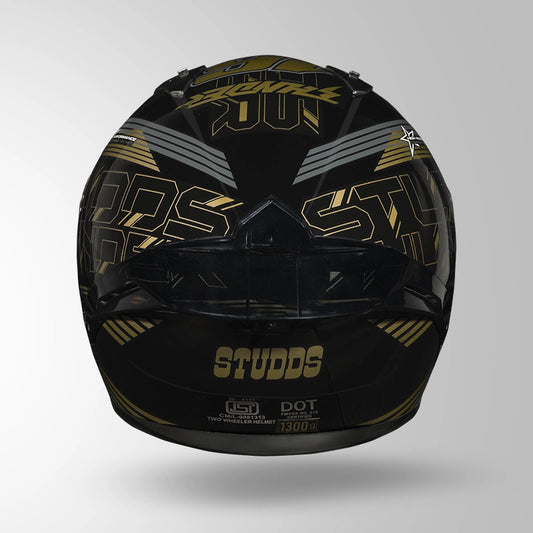 THUNDER D11 DECOR BLACK & GOLDEN WITH SPOILER