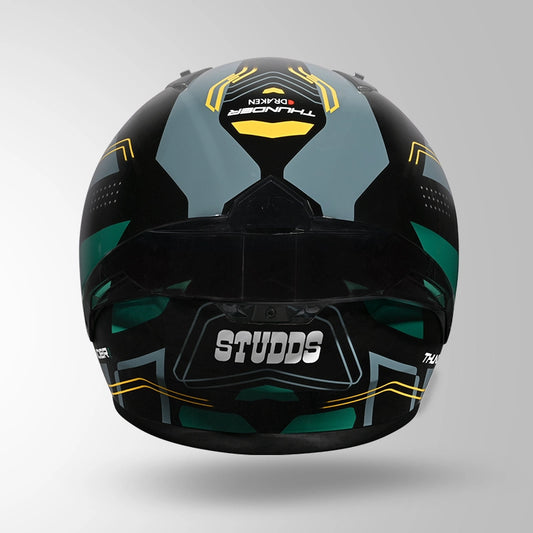 THUNDER D2 DRAKEN DECOR BLACK & GREEN WITH SPOILER