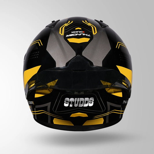 THUNDER D2 DRAKEN DECOR BLACK & YELLOW WITH SPOILER