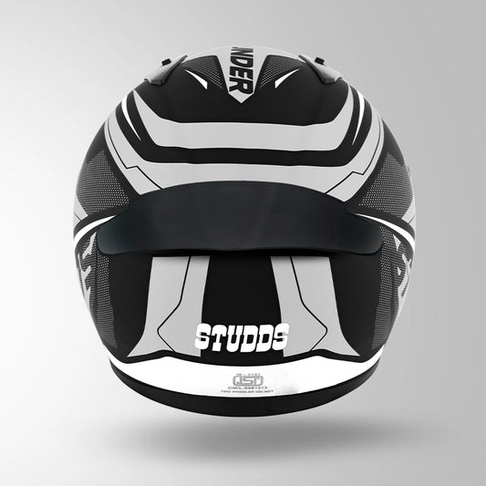 THUNDER D4 DECOR MATT BLACK & WHITE WITH SPOILER