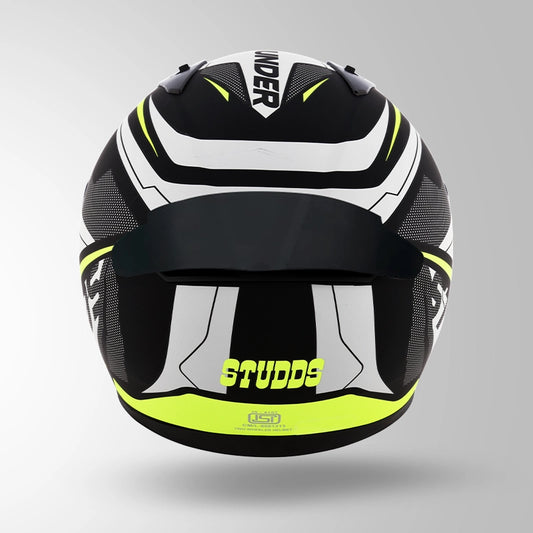 THUNDER D4 DECOR MATT BLACK & YELLOW WITH SPOILER