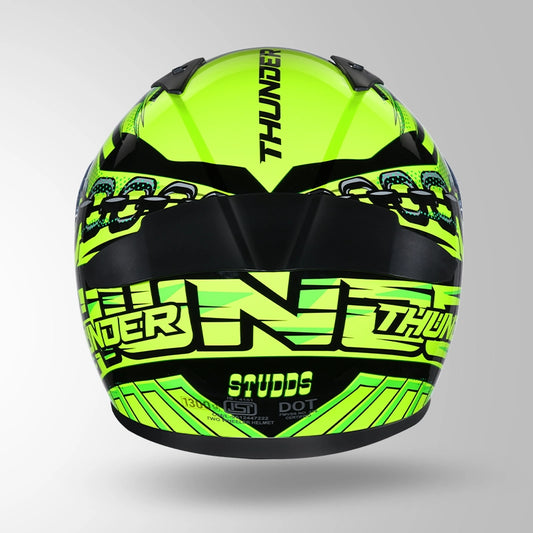 THUNDER D5 DECOR BLACK / GREEN & YELLOW WITH SPOILER