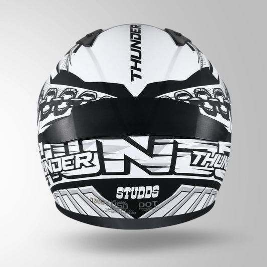 THUNDER D5 DECOR MATT BLACK & WHITE WITH SPOILER