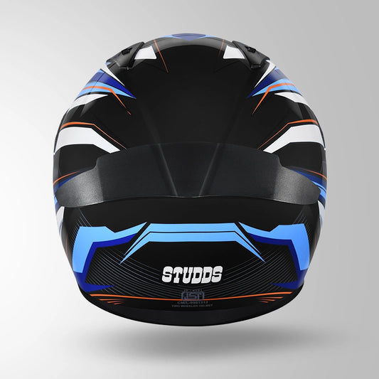 THUNDER D8 DECOR BLACK & BLUE WITH SPOILER