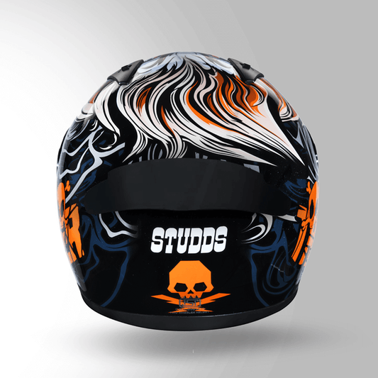 THUNDER D9 DECOR BLACK & ORANGE WITH SPOILER