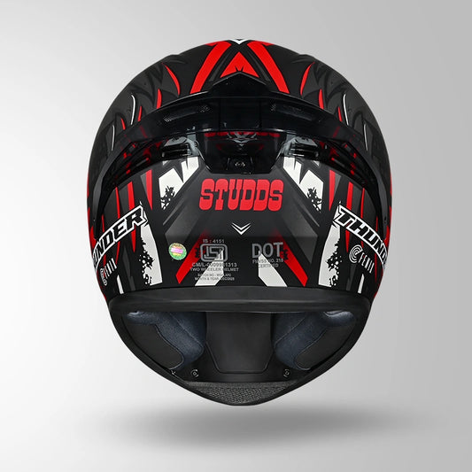 THUNDER FENIX MATT BLACK / GREY & RED