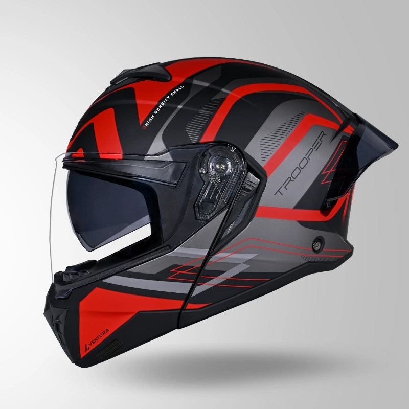 TROOPER D3 VENTURA DECOR MATT BLACK & RED