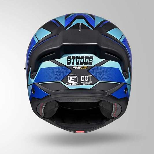 TROOPER D4 RACE DECOR MATT BLACK & BLUE