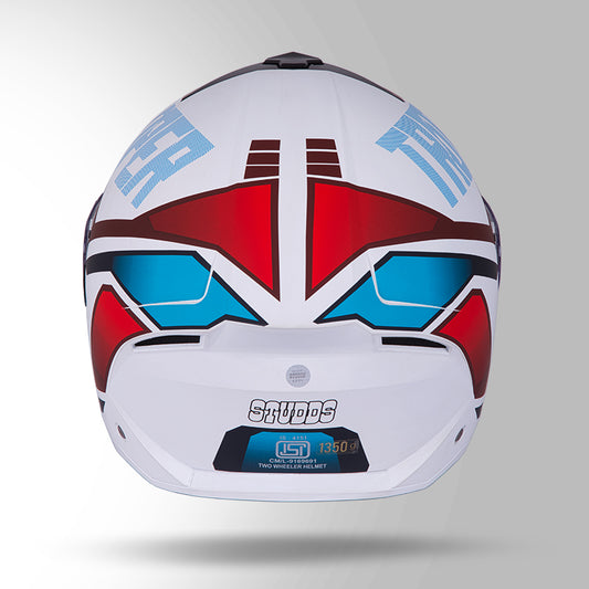 TROOPER DV D1 DECOR MATT WHITE & RED
