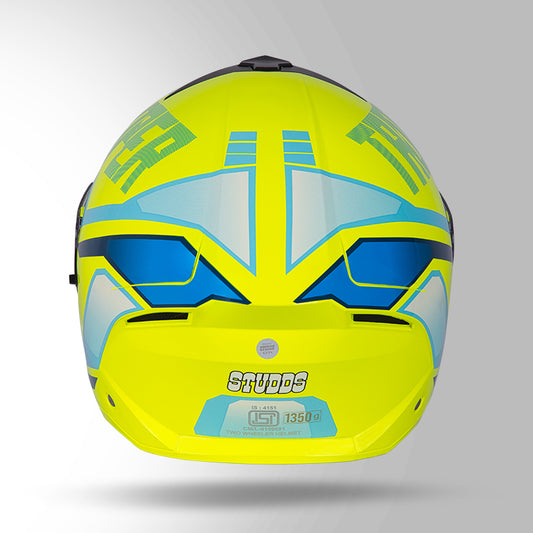 TROOPER DV D1 DECOR MATT YELLOW & BLUE