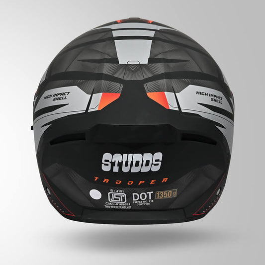 TROOPER DV D2 HELLCAT DECOR MATT BLACK & ORANGE