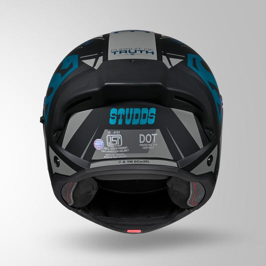 TROOPER LEGACY SHIELD MATT BLACK & TEAL CHROME