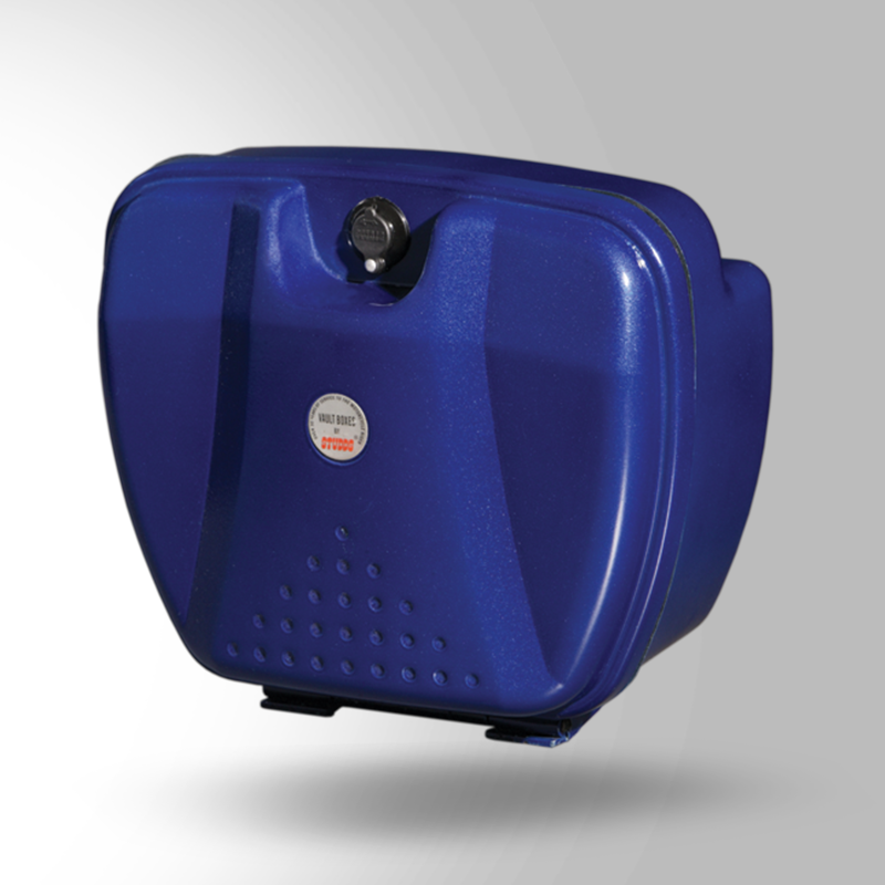 VAULT BOX IN FLAME BLUE COLOUR SIDE MOUNTING