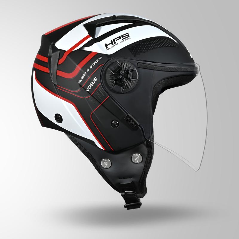 VOGUE D1 SQUARE MATT BLACK WHITE & RED