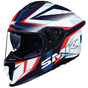GLOSSY WHITE RED BLUE GL153