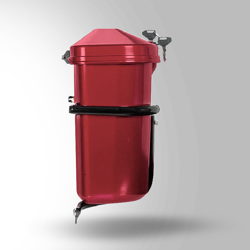 100CC BOX SUPER WITH PIPE FRAME CHERRY RED