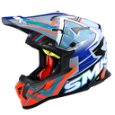 GREY BLUE ORANGE 657