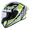 BLACK WHITE NEON YELLOW 214