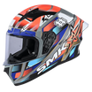 GREY BLUE ORANGE 657