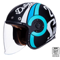 MATTBLACK WHITE BLUE MA215