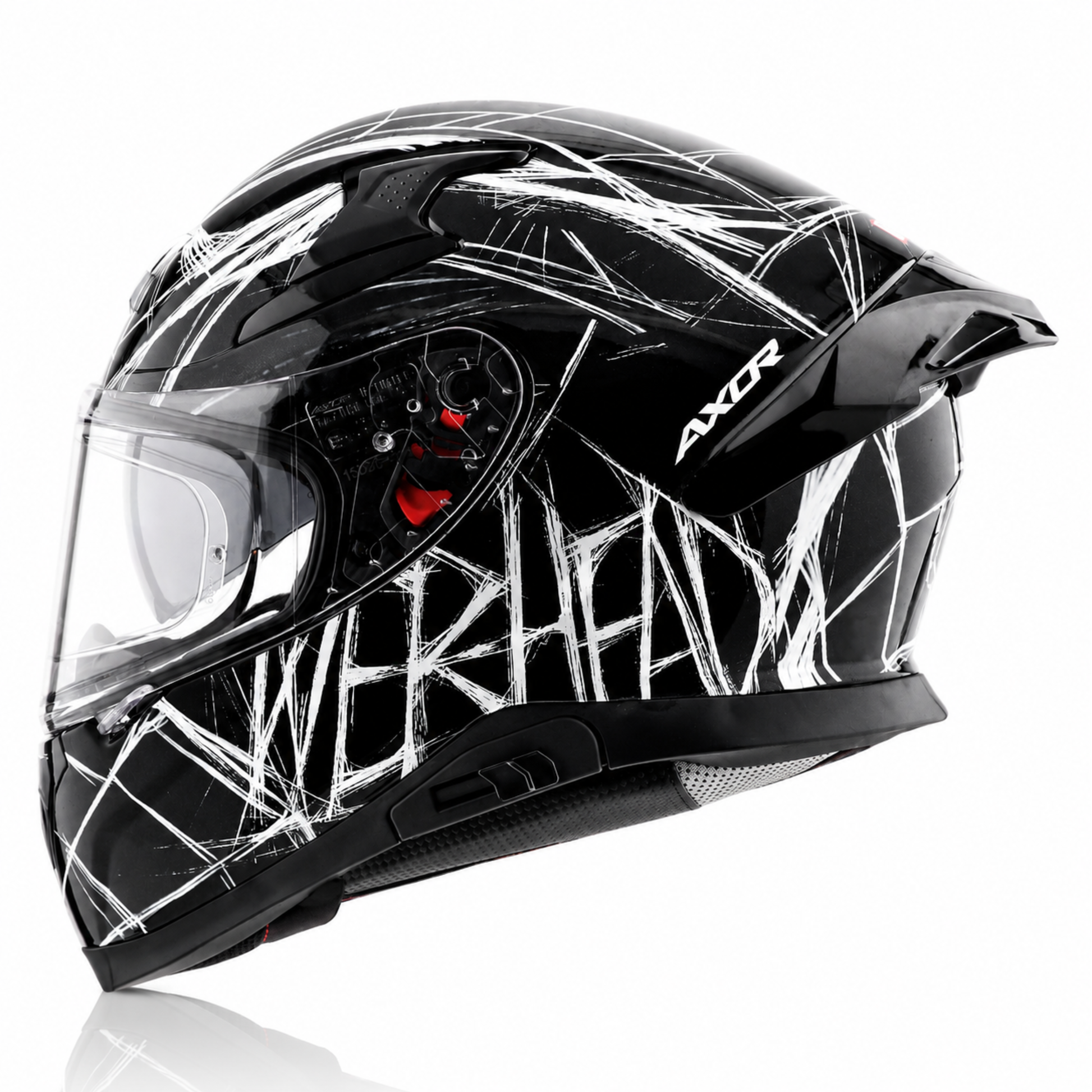 Axor Apex Marvel Spider Man Edition Full-Face Helmet With Spoiler