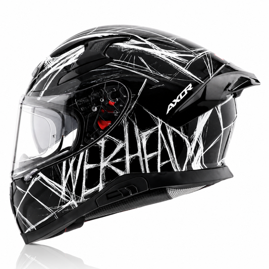 Axor Apex Marvel Spider Man Edition Full-Face Helmet With Spoiler
