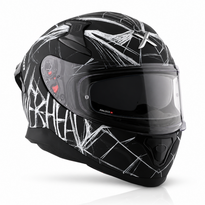Axor Apex Marvel Spider Man Edition Full-Face Helmet With Spoiler